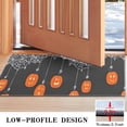 thumbnail image 3 of Halloween Spider Web Hanging Pumpkins Door Rugs,Washable Non Slip Door Mats Indoor,Decorative Door Mats,Entry Mat Indoor for Entrance,Bedroom,Kitchen,Bathroom,17"x30", 3 of 6