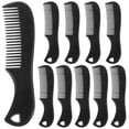 thumbnail image 1 of 10pcs Mustache Combs Mens Beard Comb Travel Comb Pocket Comb Grooming Accessory, 1 of 8