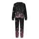 thumbnail image 5 of Puntoco Conjunto de sudadera y pantalones de manga larga con estampado informal para mujer Puntoco Puntoco-4725, 5 of 5