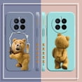 thumbnail image 4 of Phone Case For Huawei MATE 10 20 20X 30 40 50 P20 P30 P40 P50 10 PRO PLUS Case Cover Funda Cqoue Shell Capa Cute T-Teddy Bear, 4 of 5