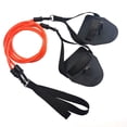 thumbnail image 7 of Professional Simulation Swimming Exercise Land Arm strength Work Out Fitness Resistance Band Hand Webbed Paddle Swimming Forging (black,60lb), 7 of 7