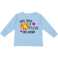 thumbnail image 3 of Inktastic Valentine's Day You Stole a Pizza of My Heart Boys or Girls Long Sleeve Toddler T-Shirt, 3 of 5