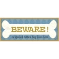 thumbnail image 3 of Pela 18x10 Black Modern Framed Museum Art Print Titled - Beware, 3 of 5