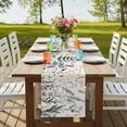 thumbnail image 4 of Botanical Floral 72 Inch Table Runner, Vintage Watercolor Flowers Farmhouse Dresser Scarf Cotton & Linen Tablerunner for Dining/Kitchen Island/Holiday Party Décor 13" x 72", 4 of 9