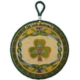 thumbnail image 2 of Royal Tara Shamrock Irish Weave Rope Plaque and Pot Stand - Diameter 7"/17cm, 2 of 2