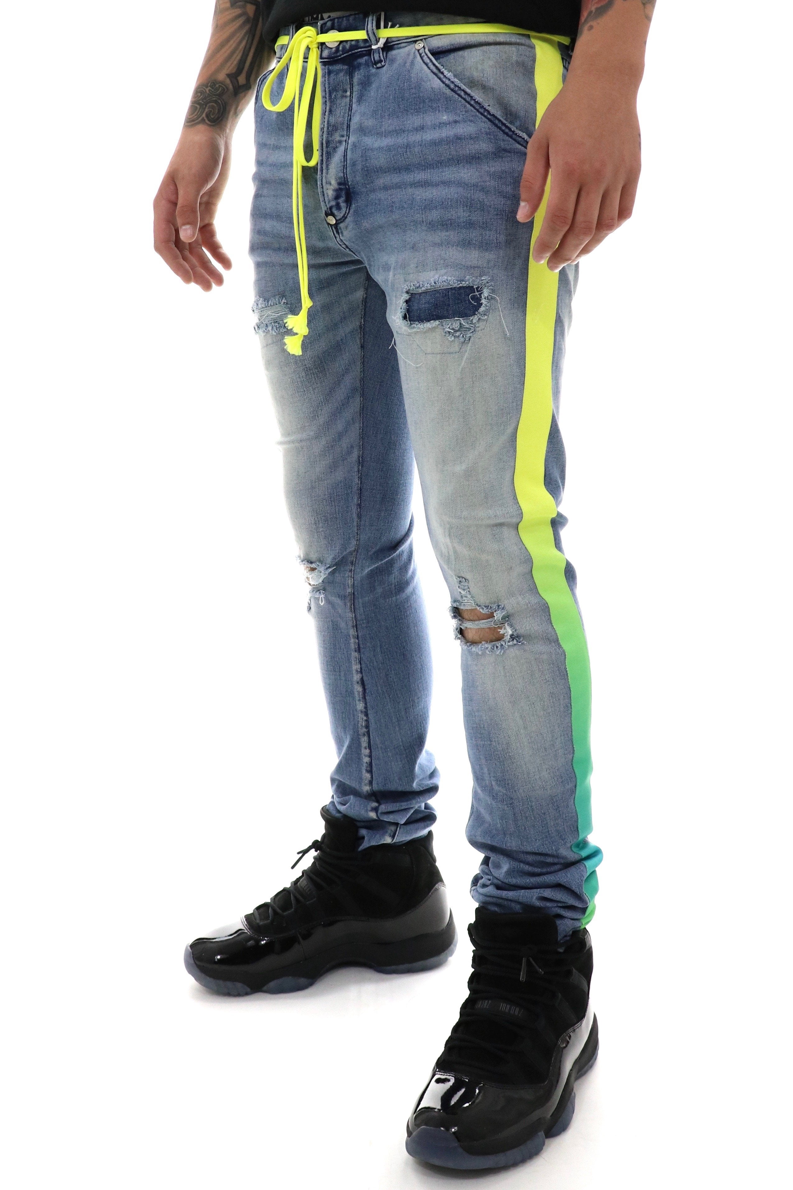 Mackeen Gino Slim Denim 38W/32L LT.BLUE - Walmart.com