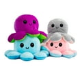 thumbnail image 4 of Peluche Pieuvre / Peluche Pieuvre Réversible / Jouet d'Ambiance (Pois Lilas), 4 of 7