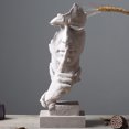 thumbnail image 5 of Escultura Abstracta de resina lítica para decoración de hogares, oficinas, bibliotecas, oficinas, colores líticos de 31,5 cm de altura Shuxiu Wang 9024719159546, 5 of 5