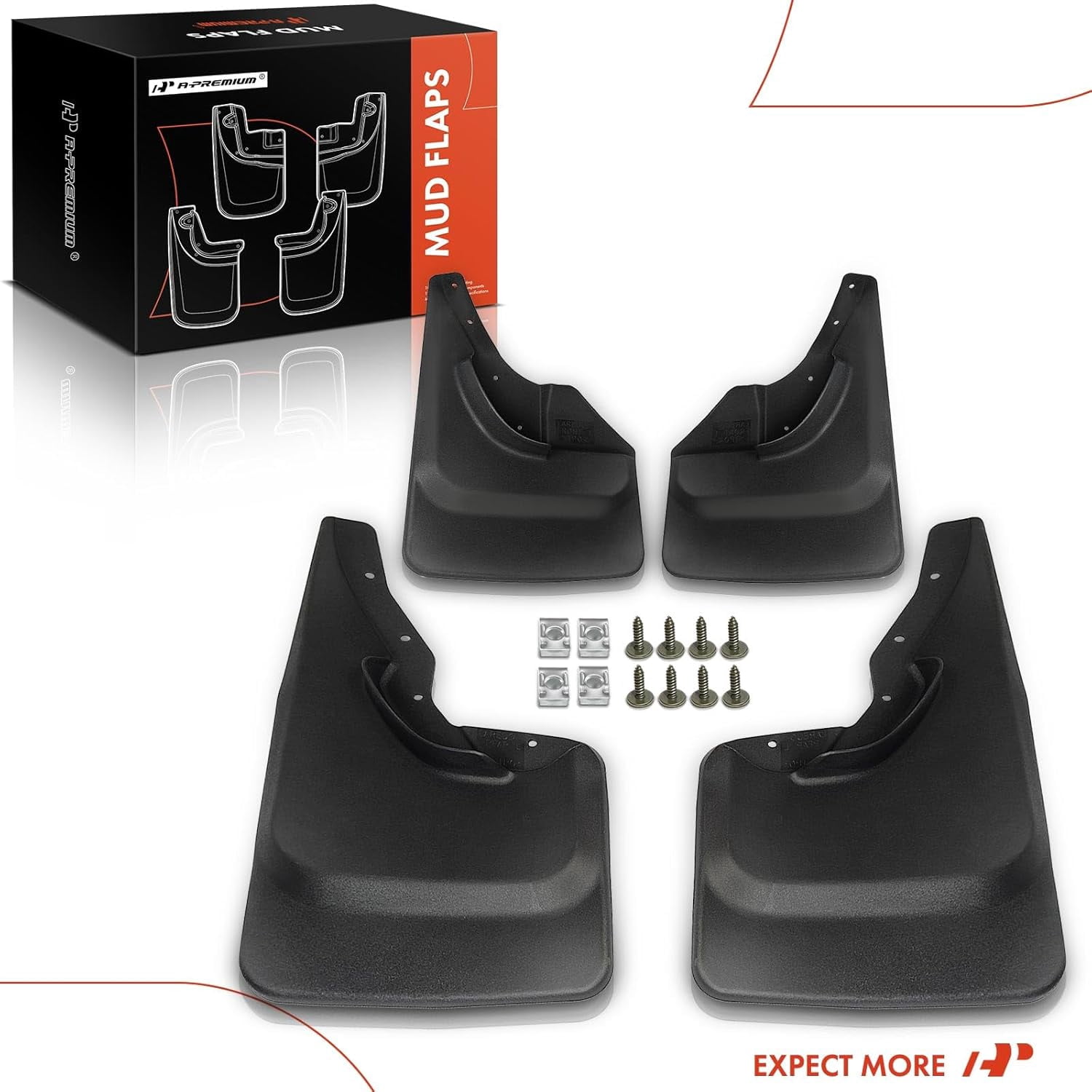 A-Premium Splash Guards Mud Flaps Mudguards Replacement for Grand Cherokee WJ Series 1999-2004 Sport Utility Front and Rear 4-PC