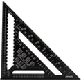 thumbnail image 1 of Transportador ZHAOCHENG Regla de Ángulo Cuadrado Triangular Herramienta de Medición de Aleación de Aluminio 12 pulgadas Negro, 1 of 5