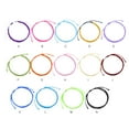 thumbnail image 4 of serony Wax Cord Braided Bracelet Adjustable Multicolor Aesthetic Jewelry Waxed Bohemian Bracelets Hand Rope Universal Beach Women Purple Pink 1Set, 4 of 5