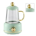 thumbnail image 2 of Hervidor eléctrico portátil de 450 ml para cocinar al vapor, ideal para oficina, con forma de flor, para calentar té., 2 of 14