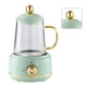 thumbnail image 2 of Hervidor eléctrico portátil, taza para estofado, 450ML, taza de salud, minihervidor de cocción lenta, tetera de flores para oficina, caldera de té dividida, enchufe AU 220V, macarrón, 450ml, 2 of 14