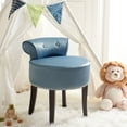 thumbnail image 2 of Safavieh Georgia Round Vanity Stool, 2 of 7