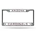 thumbnail image 2 of Arizona Cardinals Chrome License Plate Frame, 2 of 4