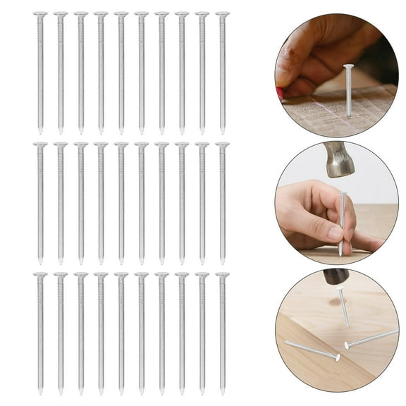 Raindrops 50pcs Woodworking Nails Home Decor Nails Metal Nails for DIY Pictures Hanging