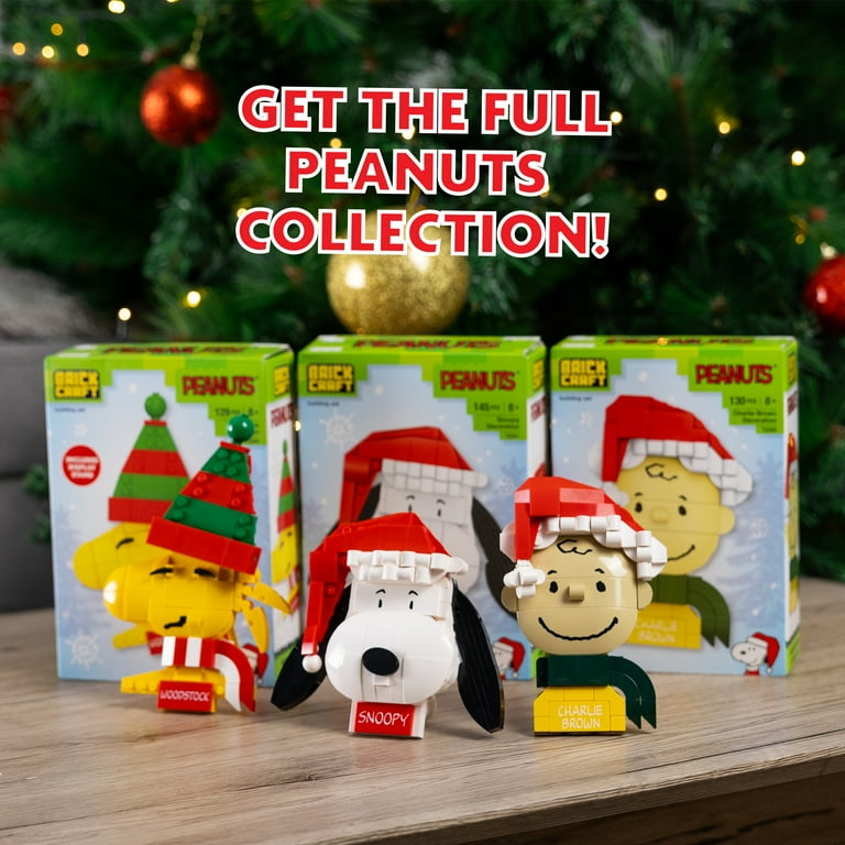 Brickcraft Peanuts Charlie Brown Decoration Building Kit (130