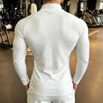 thumbnail image 6 of Cmfcve Mens Muscle Shirts 1/4 Zip Slim Fit Long Sleeve Shirts Casual Athletic Layering Tops, 6 of 6