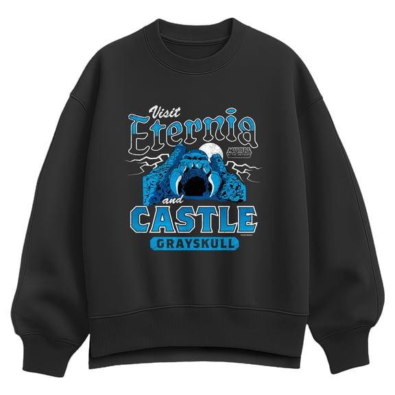 Masters of the Universe - Castle Grayskull Destination Oversized Fleece Crew Sweatshirt