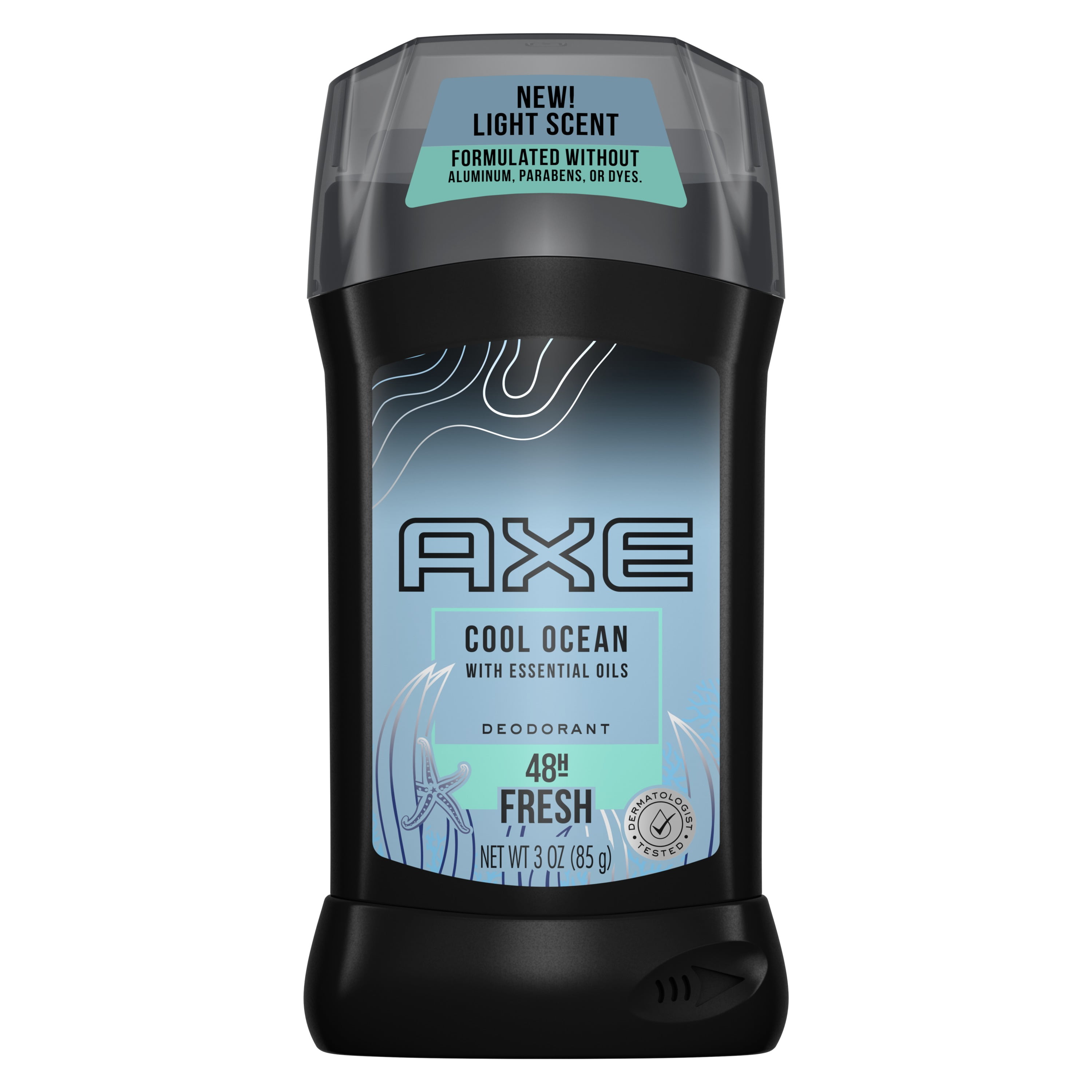 AXE Light Scents Cool Ocean AluminumFree Deodorant for Men 3 oz