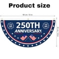 thumbnail image 3 of USA Flags Semi-Circular 250th Anniversary, 4th of July Patriotic Decorations Outdoor, Half Round US Flag for Front Porch, Wall Hanging for Home Decor, 3 of 4