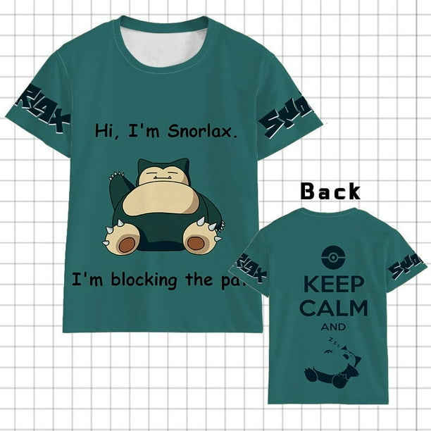Camiseta de Pokémon para niños y niñas, camisa con estampado 3d de Pikachu, manga corta, informal qym unisex
