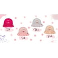 thumbnail image 3 of Wear Sierra Love Rain Infant Girl Maxi Hat, Rainbow Print, Soft Fabric, Red, One Size, 3 of 3