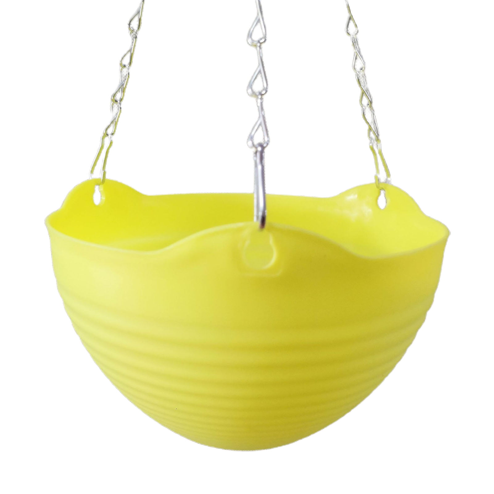 Travelwant Hanging Planters Self-Watering Indoor Outdoor Garden Flower Plant Pot Containers with Drainer and Hanging Chain