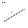 thumbnail image 3 of Unique Bargains 6Pack M6 x 300mm Fully Threaded Rod w 6Pack Hex Nuts, 1mm Pitch 304 Stainless Steel Right Hand Threaded Rod, 3 of 6