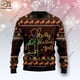 thumbnail image 4 of Sudadera unisex informal de invierno con estampado 3D de árbol de Navidad, Papá Noel, tatuaje, gato, animal, ciervo, oso, fea, M7, 4 of 5