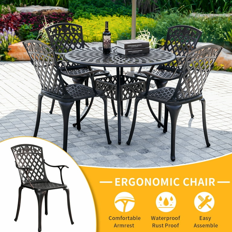 Heavy duty deals outdoor dining chairs