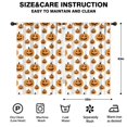 thumbnail image 2 of Blackout Kids Curtains,Halloween Simple Pumpkin Pattern Childrens Insulated Curtains Set Of 2,Bedroom Essentials,Toddler Room Decor 42"x63", 2 of 5
