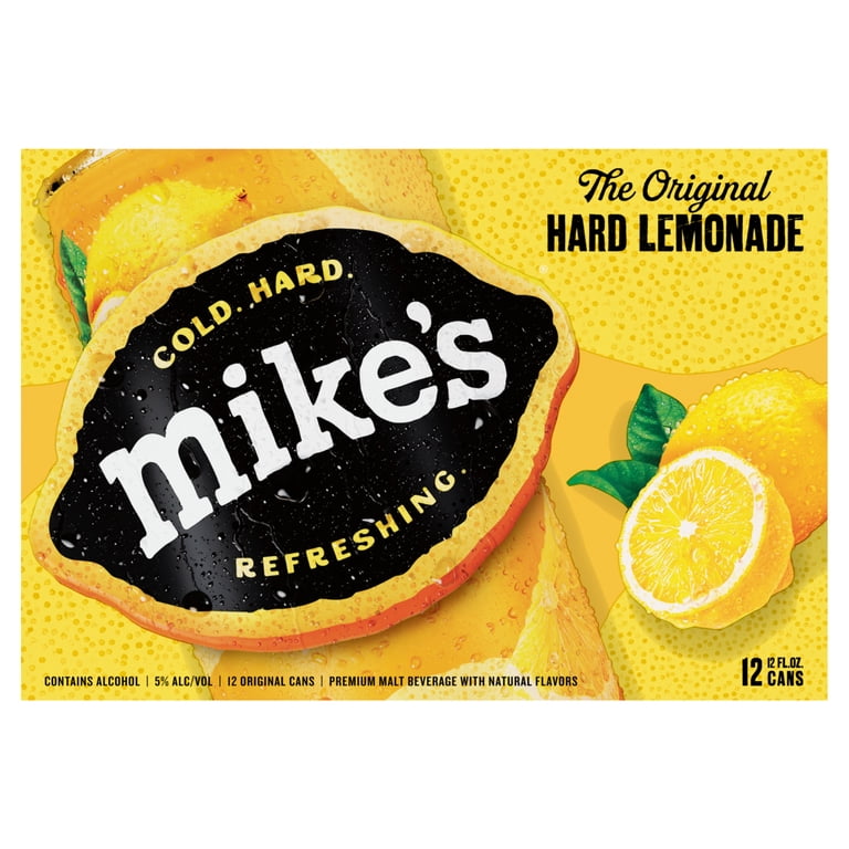Mike's Hard Lemonade Original, 12 Pack, 12 fl oz Cans, 5% ABV