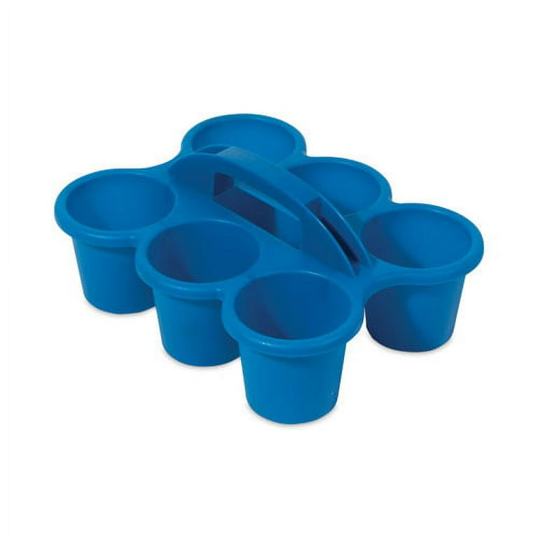 Little Artist Antimicrobial Six-Cup Caddy, Blue Little Artist Antimicrobial Six-Cup Caddy, Blue