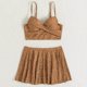 thumbnail image 4 of Conjunto de Bikini de Cintura Alta para las Mujeres Correas Ajustables Set de Dos Piezas sin Espalda, Silueta de Corte Alto Sexy, 4 of 5