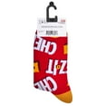 thumbnail image 6 of Cool Socks, Men's Funny Designer Novelty Socks, Keep It Cheezy Crew, Adult Large, 6 of 6