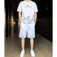 thumbnail image 2 of Conjunto De Camiseta Y Pantalón De Hombre, Chándal Hip Hop, 2 of 8