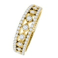 thumbnail image 4 of Mauli Jewels Engagement Rings for Women 0.35 Carat Diamond Women's Wedding Band prong 14K Yellow Gold, 4 of 7