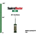 thumbnail image 2 of Squirrel Buster Finch Squirrel-proof Bird Feeder w/4 Metal Perches & 8 Feeding Ports, 2.4-pound Thistle/Nyjer Seed Capacity, 2 of 9