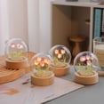 thumbnail image 4 of Luz de Noche de Flores Hecha un Mano Diy Lámpara de Noche de Tulipán Creativo Lindo Regalo de Navidad Decoración Delina del Hogar Luz de Noche Lámpara de Mesa para Dormitorio de, 4 of 7