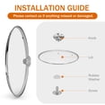 thumbnail image 4 of Tempered Glass Lid for Frying Pans and Pots, 11" Versatile Round Replacement Lid for 11 inch Skillets - Dishwasher Safe, 4 of 9