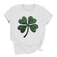 thumbnail image 5 of Womens St Patricks Day Shirt – Love Clover Shamrock Tee, Cute Irish Outfit, 5 of 8