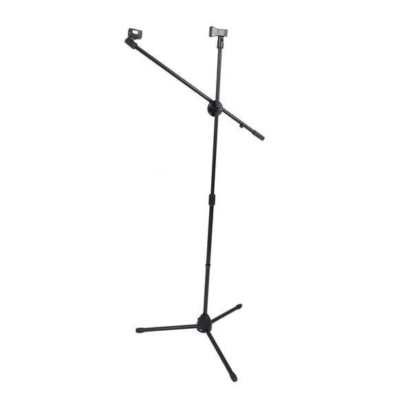 Mic Support Stand, 80-180cm Height Adjustment Microphone Tripod for Studio Recording Music Program