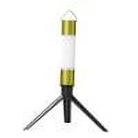 Linterna telescópica LED para camping con tuercas para trípode Antorcha recargable (B)