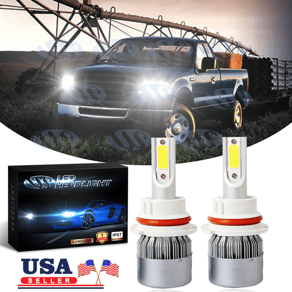 HB5 6000K Super White Led Headlight Bulbs for Ford F150 1997-2003 F250 97-2004