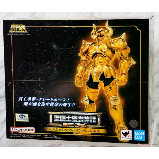 Figura de acción Bandai Holy Cloth Mythical EX Taurus Saint Seiya Arudiba Rebirth Edition