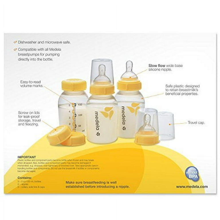 Medela Calma Feeding Set, Includes 5 Ounce Bottle, Made Without BPA