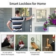 thumbnail image 4 of Key Safe TTlock Fingerprint Bluetooth Wifi Digital Key Box App Remote Unlock Wall Mount Security Key Lock Box Safety Box Padlock ,Easy to Install, 4 of 7