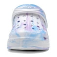 thumbnail image 4 of Ballaza Kids Camo Garden Clogs - Comfortable, Colorful Slip-On Clog Mules for Boys and Girls - Perfect for Beach, Pool, and Everyday Wear,White/Puple/Blue,Big Kid 4, 4 of 7