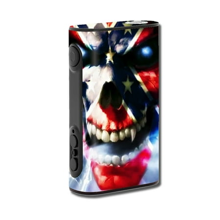 Skins Decals For Eleaf Ipower 80W Vape Mod / Southern Skull Flag The South